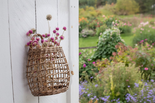 Open Weave Wall Hanging Basket