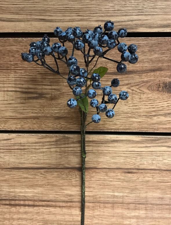 20" BLUE BERRIES SPRAY
