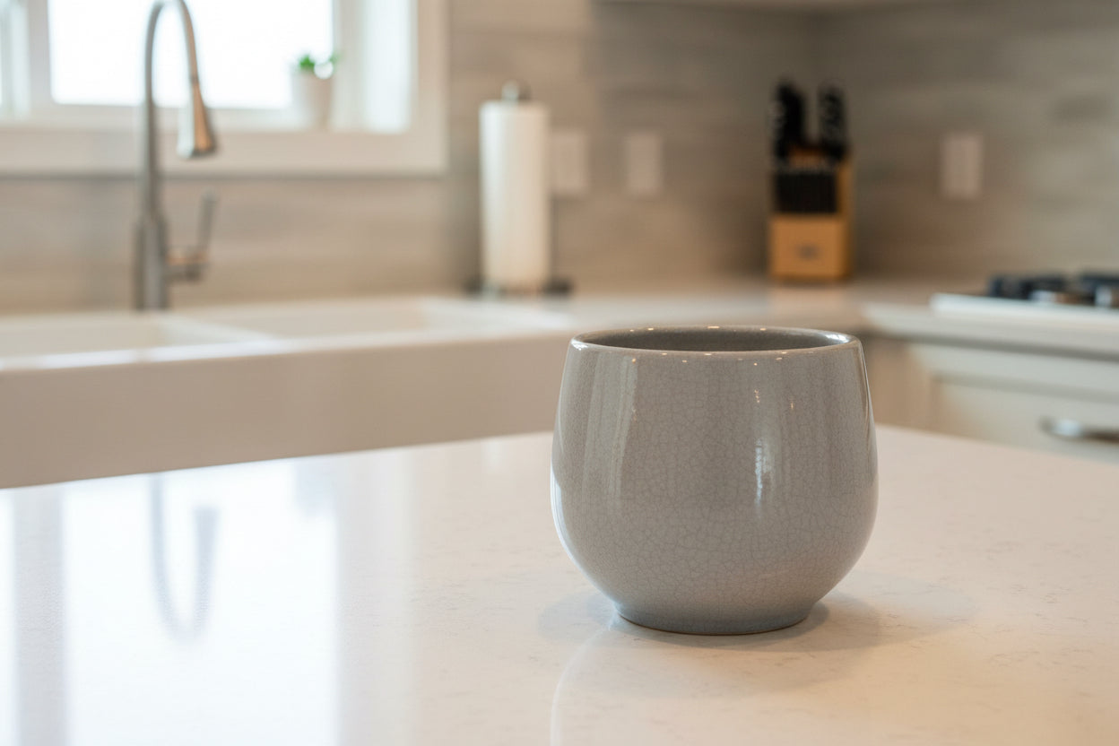 Brany Planter Mint Green-White-Grey