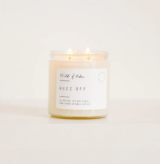 Wild Flicker Soy Wax Candle  - Bug Repellent