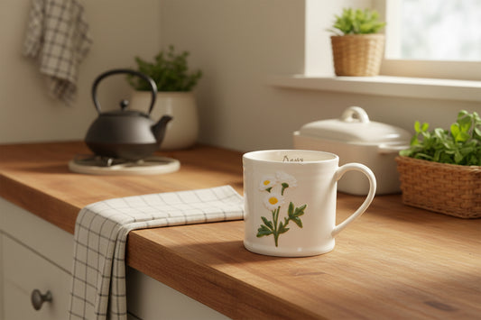 Daisy Embossed Mug