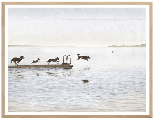 Dogs Day At The Cottage - 29.5 × 37.5 in  Medium