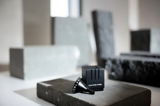 Black Steel Funnel for Everlasting Candle