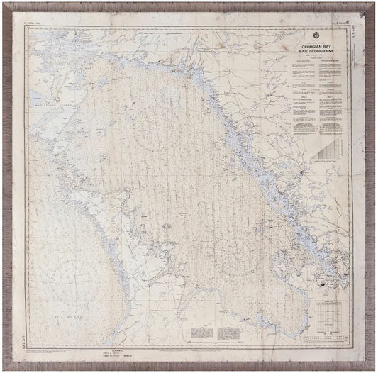 Georgian Bay – Nautical Chart - 41.5 × 41.5in