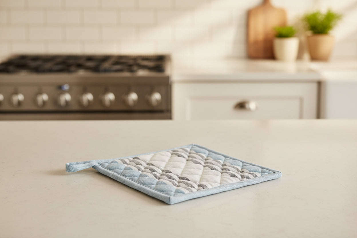 Pot Holder in Printed Cotton