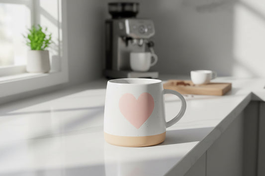 Jubilee Heart Stoneware Coffee Mug