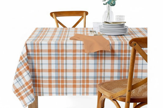 Cotton Table Cloth - Plaid