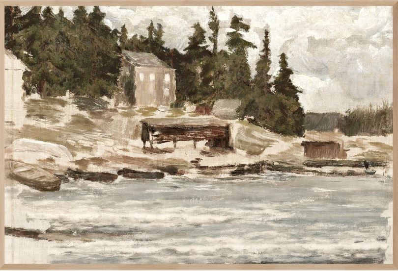 Lakeside Sketch - Large 49.5 x 33.5