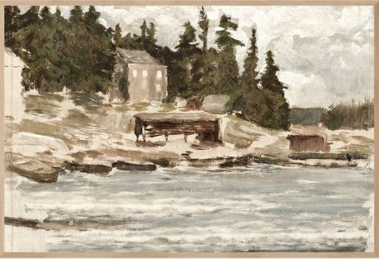 Lakeside Sketch - Large 49.5 x 33.5