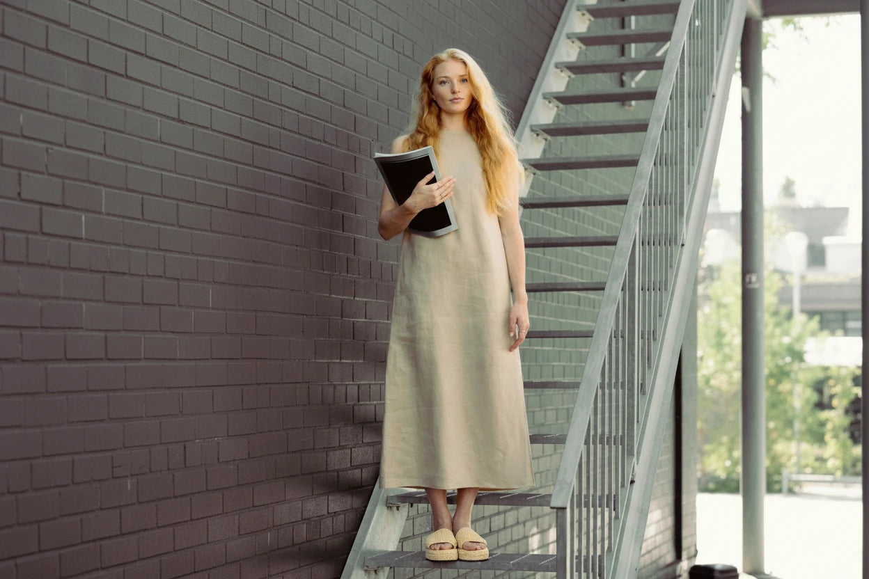 Linen Dress 25156