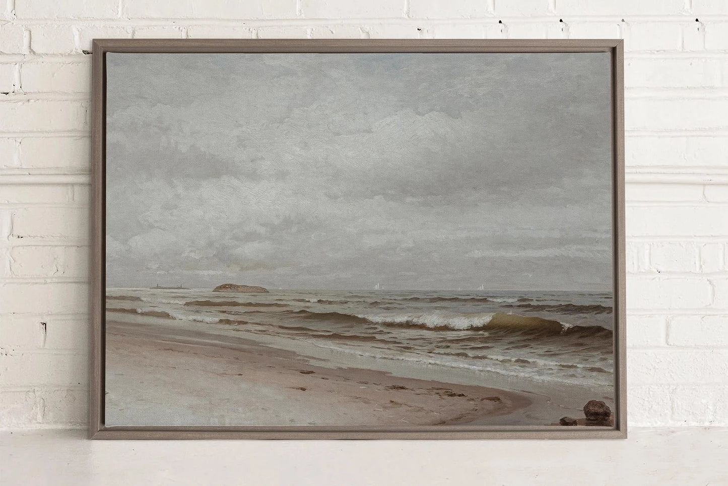 Long Waves, Canvas Wall Art Print 48x36