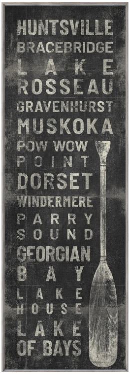 Muskoka - Locale Sign I 21 x 61