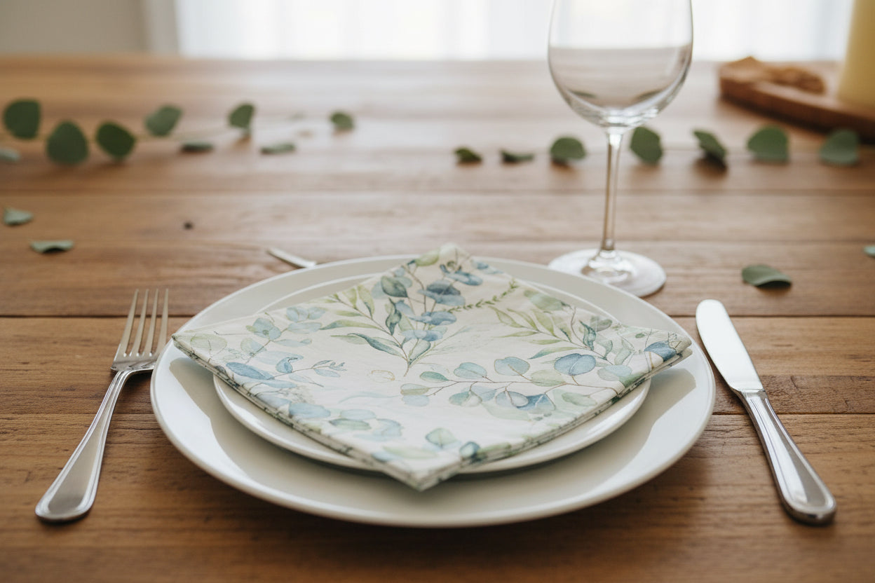 Floral Napkins, Pack of 20