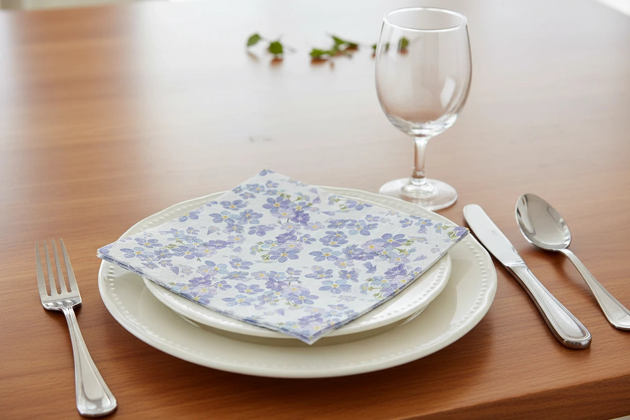 Floral Napkins, Pack of 20