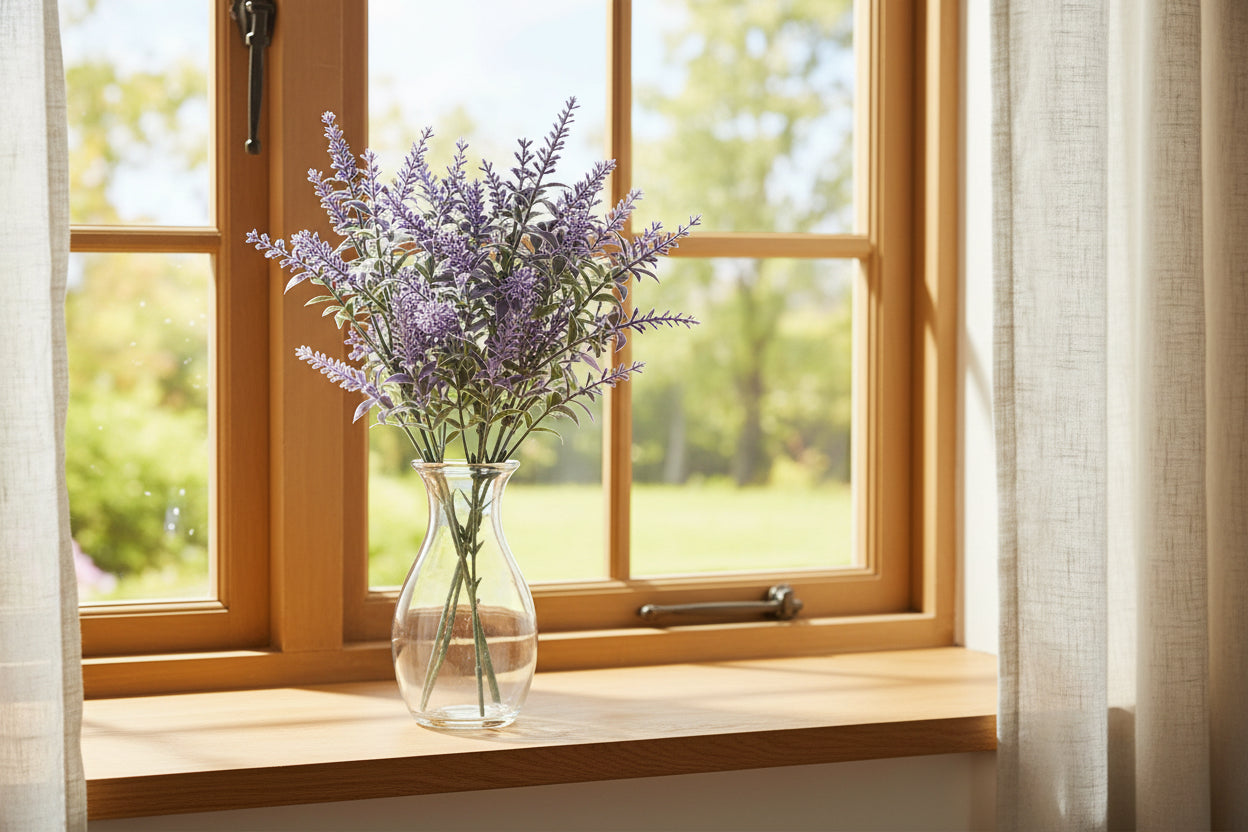 Uv Protected 14″ Lavender Bush – Purple