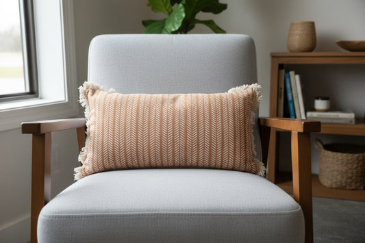 Fall Stripped Pillow