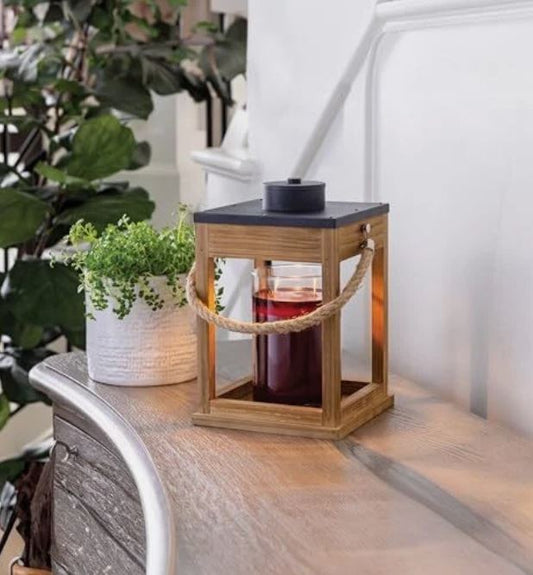 Wooden Lantern Candle Warmer