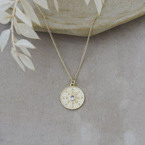 Lone Medallion Necklace